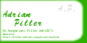 adrian piller business card